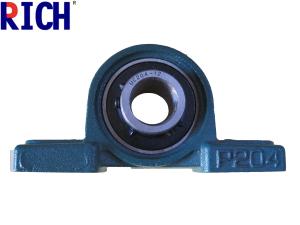 Quality Single Row Pillow Ball Bearing , Tractor Locking Collar Bearing UCP205 Type wholesale
