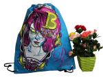 Colorful 75g Unwoven Drawstring Back Bag, Non Woven Carry Bag For Advertising,