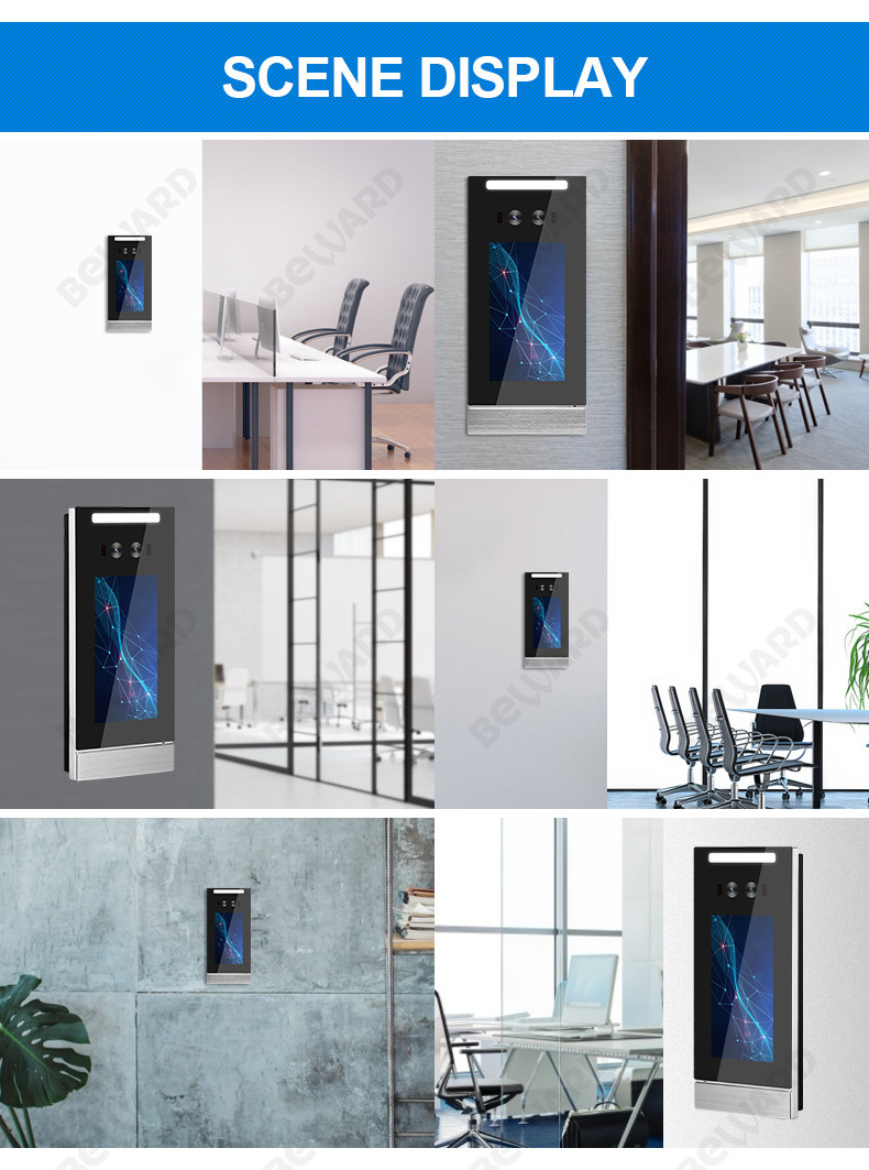 RTSP Biometric Facial Recognition Access Control Face Id Attendance Machine