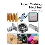 20W Portable Fiber Laser Marking Machine With Rotary Complimentary Worktable