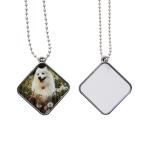 Custom Logo Blank Double Sided Sublimation Metal Pet Name ID Chain Dog Tags For