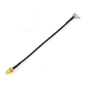 Quality Straight Antenna Cable Assembly Patch Lead CRC9 Right Angle To SMA Female Connector wholesale