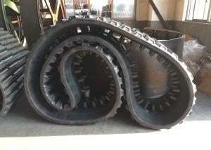 Quality 150mm Pitch Large Dumper Rubber Tracks Continuous 800mm Wide wholesale