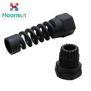 Quality Tensile Nylon Cable Gland Strain Relief Spiral Type With UL Flame Retardant wholesale