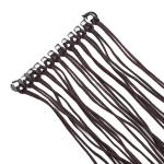 Black Glasses Rope Chain , Nylon Fiber Rope Eyeglass String Holder