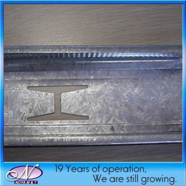 52mm/72mm/75mm/100mm/148mm Metal Stainless Steel Main Channel for Wall or