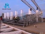 1000kgs / M2 Outside Seating Steel Grandstand For Park Adjustable Height