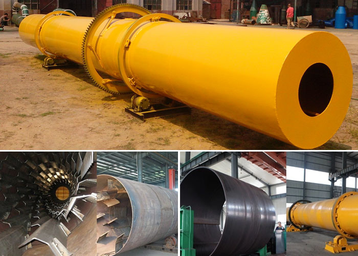 800Kg/h Hot Airflow Small Sawdust Dryer Machine For Wood Sawdust