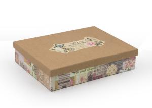 Quality Eco-friendly kraft Paper Gift Box with lid Packaging Gift Box for Shirt / Garment wholesale