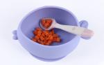 Anti Slip And Drop Resistant Silicone Baby Bowl With Super Strong Suction At The