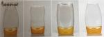 High Quality Transparent 365ml Plastic Honey Bottles Bulk Yellow Lid for honey