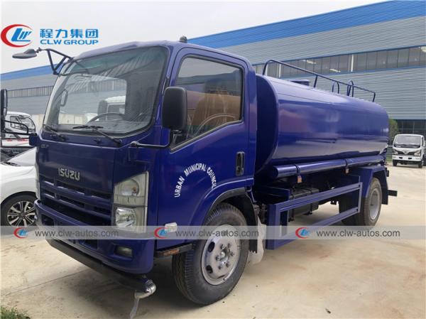 Cheap ISUZU 8000 Liters 8 Tons Water Bowser Truck for sale