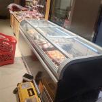 Glass Top Display Chest Deep Island Freezer With Combination Design