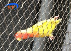 China Handwoven X Tend 1.2mm Stainless Steel Knotted Rope Mesh Bird Netting on sale