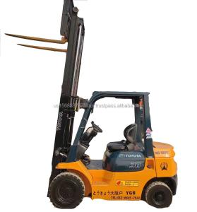 Quality Diesel Engine Forklift TOYOTA 7F30 Used Forklift with 1000MM Fork Length at Reasonable wholesale