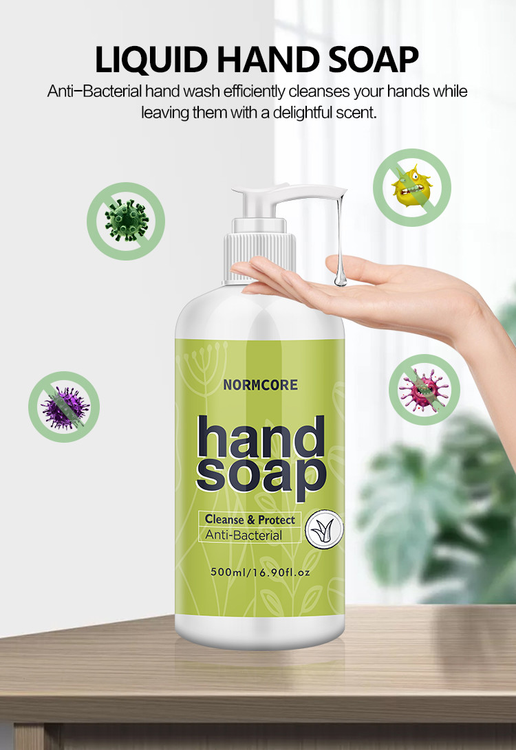 Fruit Scent Essential Oil Hand Soap Tea Tree Hand Wash Liquid