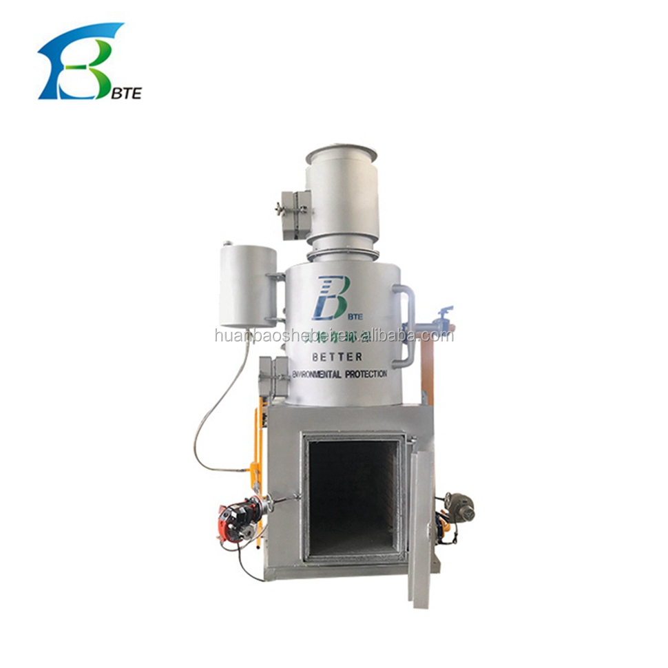 High Temperature Resistant Paint Poultry Waste Incinerator Two Chambers Fully Burning