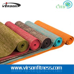 Quality Virson Fashion jute covered pv yoga mat/eco yoga mat jute wholesale