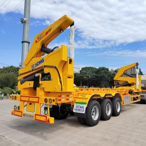 Quality TITAN 45 Tons 40 Ft Container Side Loader Trailer for Sale wholesale