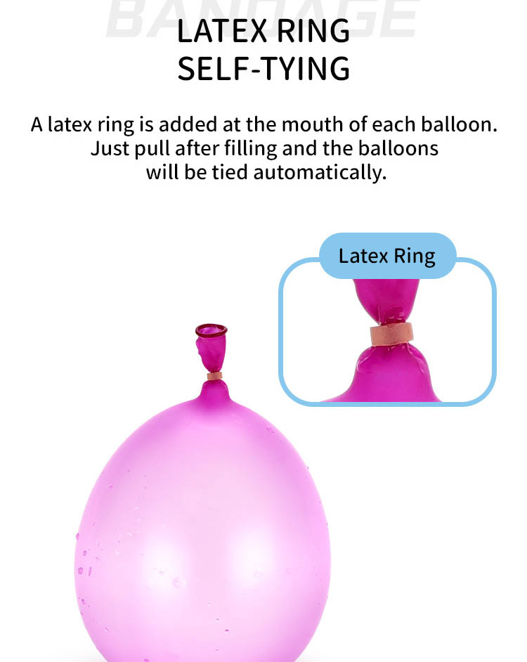 Tropical Party Balloons Self-Sealing Water Balloons 3 Pack for Age Range 5-7 Years