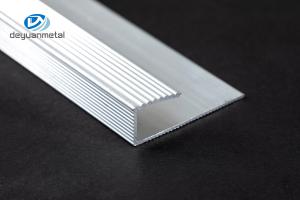 Quality Electrophoresis Aluminium Floor Edge Trim Water proof 1.0mm Thickness Anti-Slip wholesale