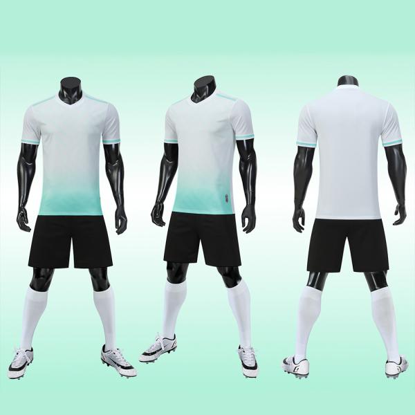 Lightweight Full Football Jersey Set Durable Breathable Soccer Sublimation