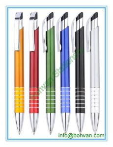 Quality lick logo gift promotional ball pen,metallic color ball point pen wholesale