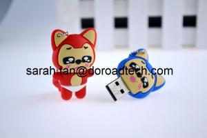 Quality Promotional Personalized Cartoon PVC USB Flash Disks wholesale