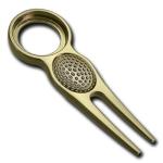 Copper Metal Golf Repair Tool , Promotional Gift Personalized Divot Tool