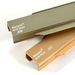 Kitchen Cupboard Anodized Gold Aluminum Furniture Hidden Handles G Shaped 447mm