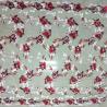 Buy cheap 2018 Summer Newest Style Red Plain Embroidery Fabric 130cm wide from wholesalers