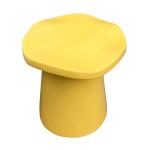 Cozy Circle Lotus Leaf Coffee Table Modern No Assembly Design