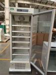 315 Liters Hospital Biomedical Vaccine Pharmacy Refrigerator with Glass Door
