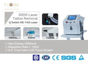 Quality Tattoo Removal Q Switched ND YAG Laser Tattoo Machine 2000mj Output Energy 220V wholesale