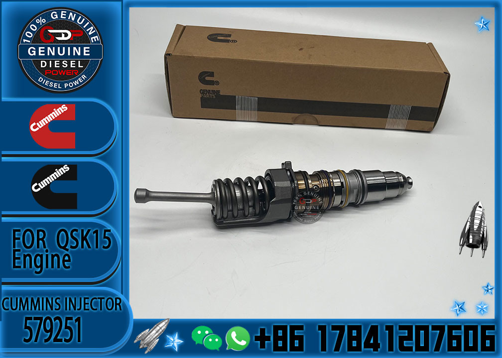 Common rail injector fuel injecto 4088723 4954434 4954646 579251 for QSKX15 Excavator QSX15 ISX15 X15
