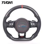 2022 Sport Stitching Volkswagen Carbon Fiber Steering Wheel Alcantara 350mm