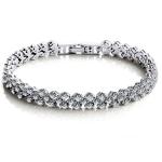 High Quality Clear Cubic Zirconia Tennis Bracelet for Women Wedding Jewelry