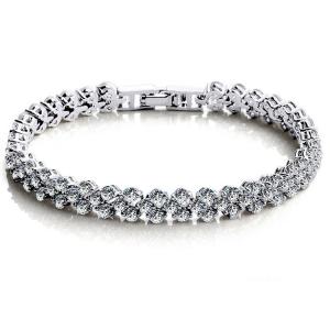 Quality High Quality Clear Cubic Zirconia Tennis Bracelet for Women Wedding Jewelry (JDS935 ) wholesale