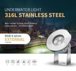 Quality Adjustable Angle 3W Underwater Led Underwater SMD3535 90LM wholesale