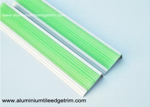Quality Photoluminescent / Fluorescent Aluminum Stair Nosing Glow In The Dark wholesale