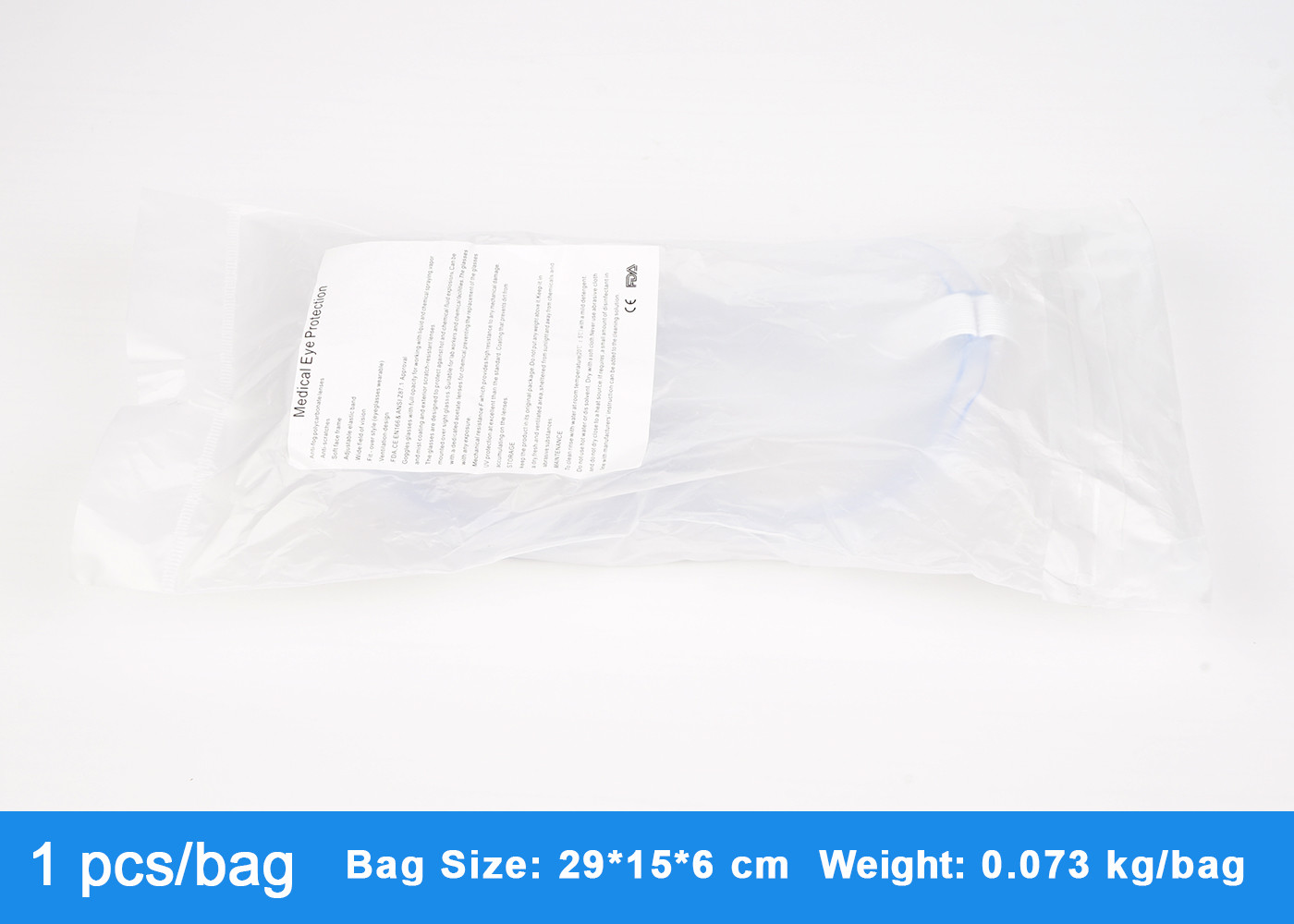 Anti Saliva Anti Fog Medical Safety Goggles Wide Vision Protective Safety