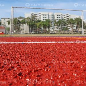 Quality 13mm IAAF Approved Automatic Installation Spay Coated Esp Semi-Prefabricated Rubber Running Track wholesale