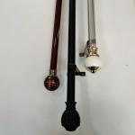 22 Inch Single Track Ceiling Mount Steel Pipe Curtain Rods