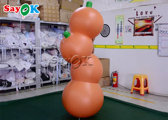 Air Blown Inflatable Pumpkin Light Outdoor Halloween Yard Decoration