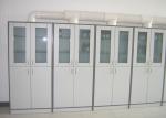 Anti Corrosion Biology Lab Furniture , White Medicine Cabinet With Automatic Fan