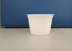 acidophilus milk plastic cup in white color for milk, drink, jelly, solid food
