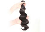 Black Raw Human Hair Extensions , 100% Unprocessed Malaysian Human Hair