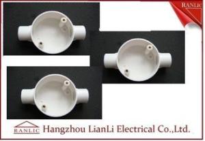 Quality White Conduit Terminal Box Waterproof PVC Conduit and Fittings Two Way wholesale