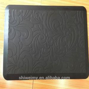 Quality Emboss printed type door entrance resist fatigue PU mats wholesale