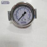 1 Year Pressure Gauge For Fluids At Bar Kg/cm2 Pressure Range